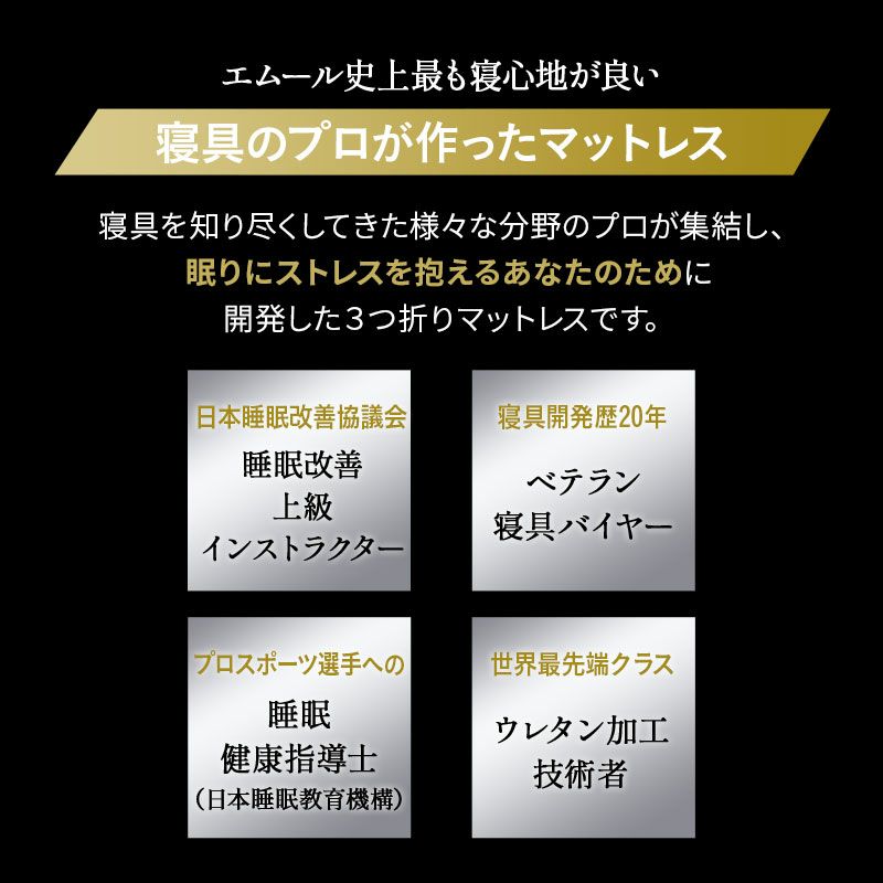 マットレス シングル 三つ折り 折りたたみ 極厚 12cm 高反発 高密度 ウレタン かため 洗える 抗菌加工 フィット性 通気性 体圧分散 高機能 GRAND MATTRESS グランド