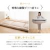 エムールカラー 敷き布団 シングル 軽量タイプ 日本製 綿100％ 抗菌 防臭 防ダニ 三つ折り 折りたたみ 極厚 敷布団 岡田 OKADA ブランド