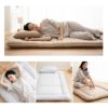 エムールカラー 敷き布団 シングル 軽量タイプ 日本製 綿100％ 抗菌 防臭 防ダニ 三つ折り 折りたたみ 極厚 敷布団 岡田 OKADA ブランド