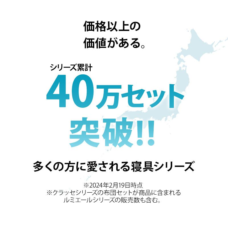 日本製 掛け布団 ダブル 抗菌 防臭 防ダニ 非圧縮 ふんわり ボリューム 軽量 吸湿 速乾 ポリエステル 無地 グレー あったか オールシーズン 通年 クラッセ classe-kake