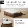 敷き布団用 布団収納ケース ハイスタンダード 衣替え 引っ越し 新生活 オフシーズン 寝具 収納 持ち運び 便利 丈夫 通気性 湿気