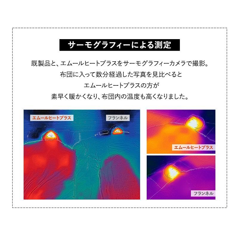 掛け布団カバー 掛けカバー ダブル 吸湿発熱 極暖 +4℃ あったか もこもこ ふわふわ 冬用 寒さ対策 防寒対策 エムールヒートプラス EMOOR HEAT + plus