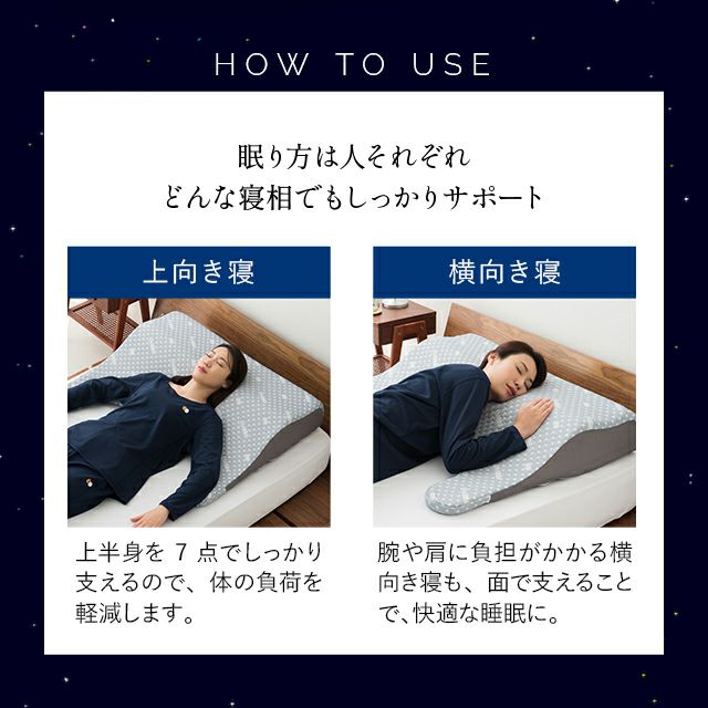 ボディアッパーピロー2 S SD 兼用 洗える 高さ調節 傾斜 快眠 安眠 枕 まくら ウレタン