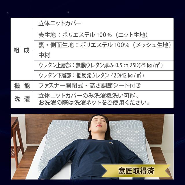 ボディアッパーピロー2 S SD 兼用 洗える 高さ調節 傾斜 快眠 安眠 枕 まくら ウレタン