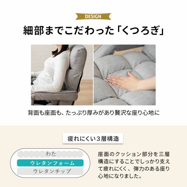 肘付き回転座椅子「マワル」