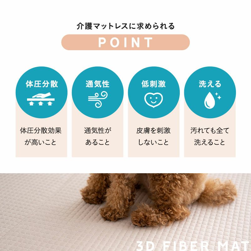 介護用マット 犬用 猫用 ペット用 マットレス 床ずれ防止 シニア