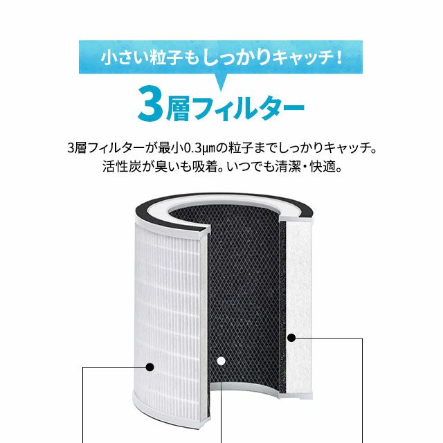 空気清浄機 3層フィルター 「STREAM」用交換フィルター | 寝具・家具の