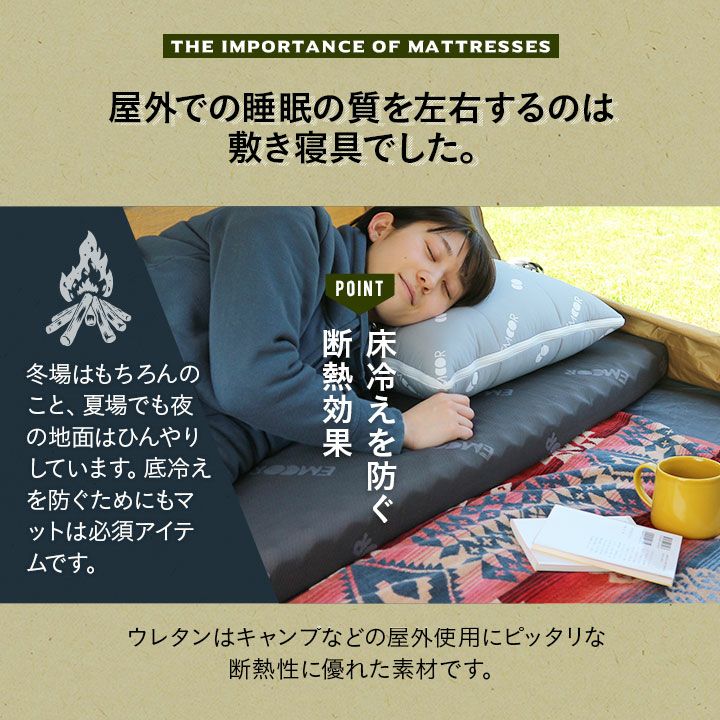 マットレス 折りたたみ ロール式 シングル コンパクト 高反発 ウレタン