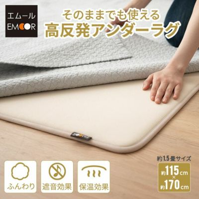高反発アンダーラグ 115×170cm（1.5畳） 遮音・保温効果