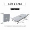 折りたたみベッド シングルサイズ スリムサイズ ハイタイプ メホール スマート 高反発ウレタンマットレス付き 背もたれ5段階リクライニング ファブレザー お手入れ簡単 コンパクト 収納 送料無料
