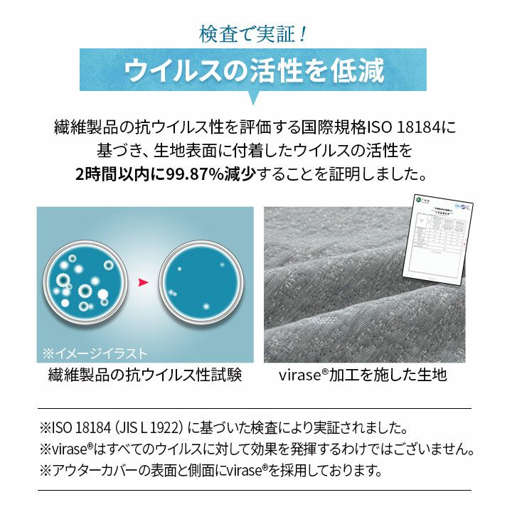 枕 ピロー トッパー 43×63cm 高反発 抗ウィルス まるごと 洗える 高さ調整