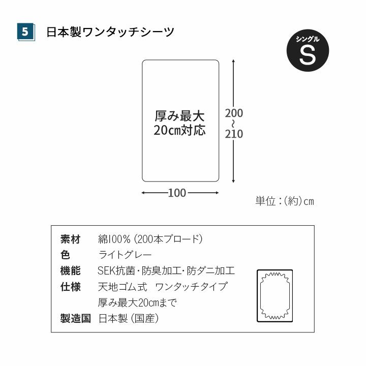 しっかり休息＆自分らしく暮らすセット 寝具7点セット ベッド マットレス 掛け布団 枕 掛け布団カバー ワンタッチシーツ 枕カバー 無地 30代にオススメ 新生活 引っ越し 入学 就職