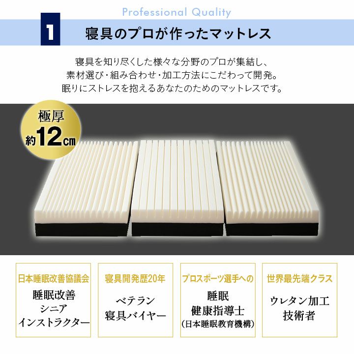 すのこベッド 三つ折りマットレス セット シングルサイズ 天然木 通気性 除湿 ウレタン 体圧分散 反発力 耐久性