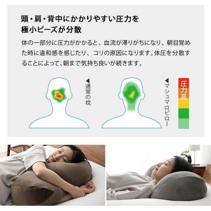 ベストピロー BESTピロー 枕 抱き枕 ビーズクッション 日本製 至福の睡眠シリーズ