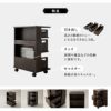 収納ワゴン 完成品 組立不要 移動式 キャスター付き 引き出し付き 高座椅子 枕元 ベッドサイド 小物収納 眼鏡 スマホ リモコン 新聞 本 ティッシュ よく使うもの 整理整頓 片付け 補助 軽量 高齢者 お年寄り 介護