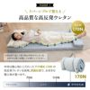 ロールマットレス マットレス ロール式 折りたたみ 65×190cm スリムサイズ コンパクトサイズ リバーシブル 両面 高反発 ウレタン 洗えるカバー LUXE リュクス
