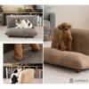 ミニソファベッド ペットベッド 軽量 折りたたみ コンパクト 収納 コーデュロイ キャットベッド ドッグベッド ミニソファ 椅子 腰掛け 犬猫寝具家具専門ブランド エムールねどっこ セレクト いつでもいっしょシリーズ