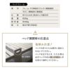 折りたたみベッド すのこベッド シングル 組立不要 完成品 アシスト機能付き 安全ロック付き 取っ手付き 木製 桐 すのこ ベッド 木製ベッド ベッドフレーム 通気性 リラックス 和 空間美 閑のある暮らし KAN LIFE
