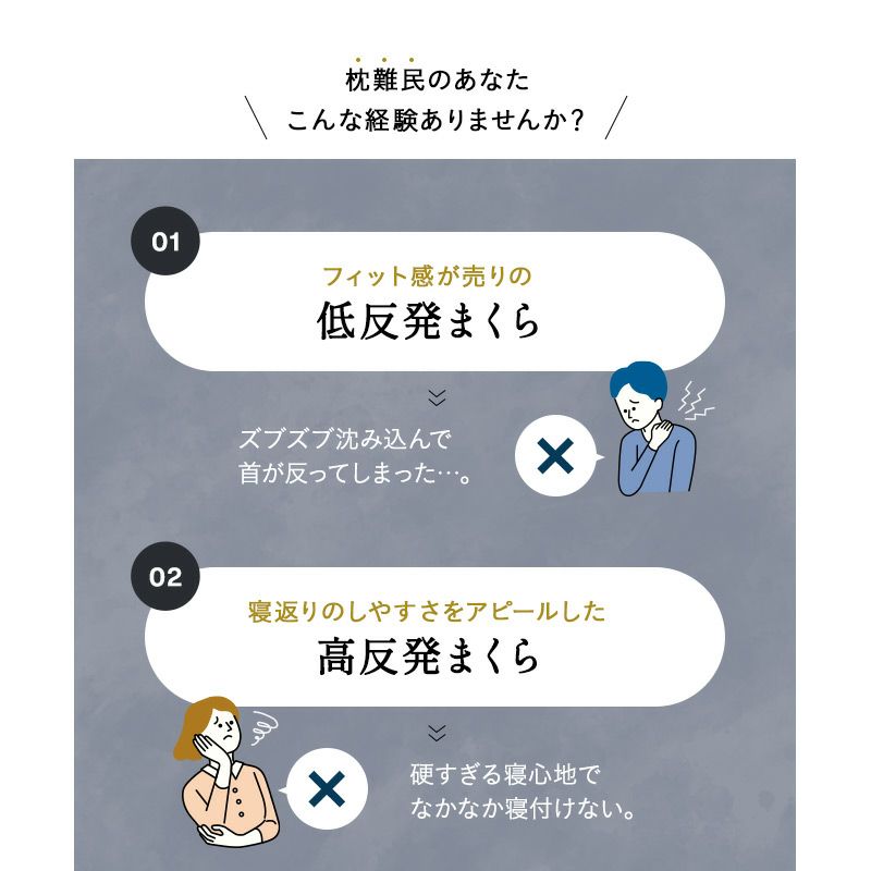 頭部にフィットする枕 40×60cm 横向き寝対応 3層構造 高さ調節可能 寝姿勢を整える頭専用マットレス 自分の身体に合う枕 オーダーメイド カスタマイズ ウレタン 枕 まくら マクラ ピロー 洗える 体圧分散 EMOOR LUXE リュクス 