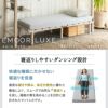 組み合わせて使う 省スペース システムベッド 3点セット ハンガーシェルフ 幅220cm デイベッド すのこベッド ごろ寝マットレス コンパクトマットレス デスク付き 棚付き ベッド上 ベッドサイド 収納 賃貸 一人暮らし ワンルーム 1R 狭小住宅 子供部屋