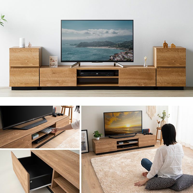 テレビボード テレビ台 ローボード 幅152cm 低め ロータイプ 収納 24～65V │ 寝具・家具の専門店 エムール