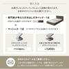 ベッド＆マットレスセット 2点セット セミダブル 収納付きベッド ベッドフレーム 木製 セラミック調 三つ折りマットレス 折りたたみマットレス ウレタンマットレス 体圧分散 引き出し付き LUXE リュクス GRAND グランド