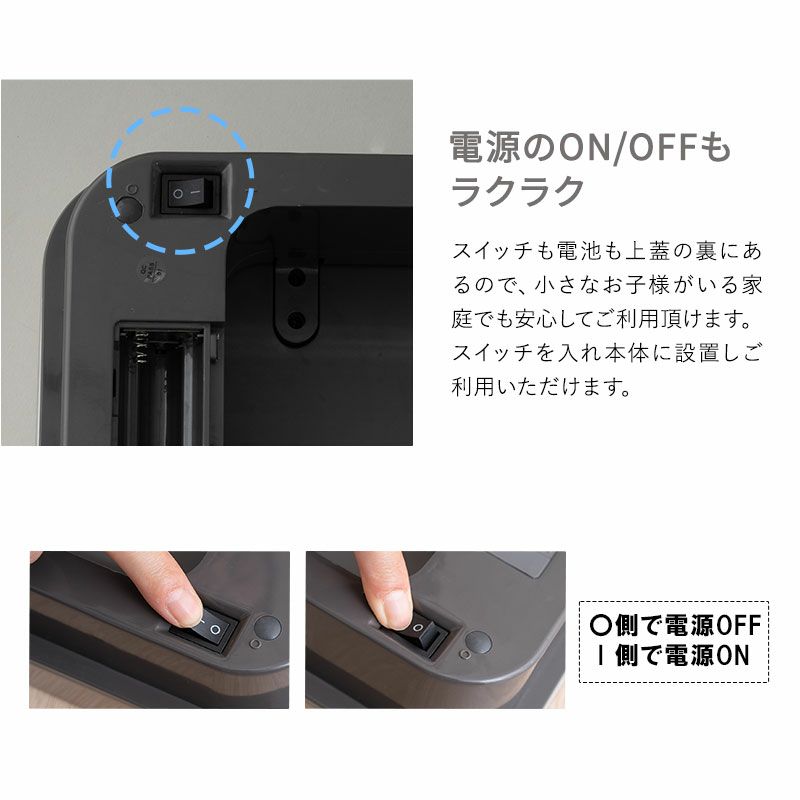 ゴミ箱 ダストボックス 50L センサーオープン 自動開閉 バタフライ式 脱臭剤ポケット付き ステンレス おしゃれ スリム 50Lゴミ袋対応 横26×縦39×高さ61 ふた付き 角型 スクエア 送料無料