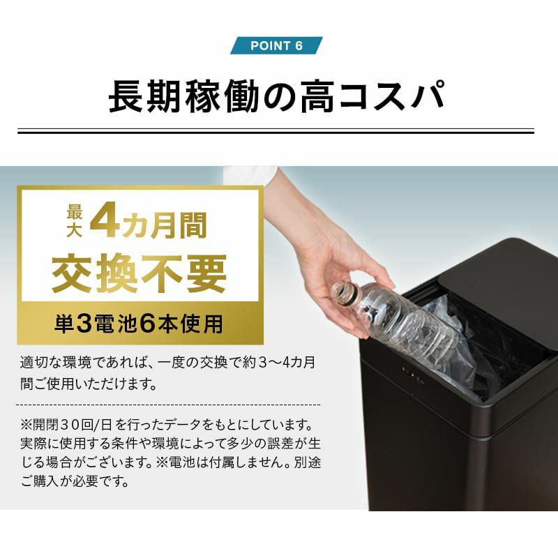 オゾン消臭機能付 電動スライドダストボックス 30L 脚付き リビング用 自動開閉 1年保証 30Lゴミ袋対応 高機能 ゴミ箱 ダストボックス 横25.5×縦34.5×高さ66 ふた付き 角型 スクエア おしゃれ スリム 省スペース