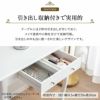 テーブル 猫足 ロココ調 引き出し付き 白家具 姫系家具 カフェテーブル ネストテーブル パソコンデスク 勉強机 学習机 書斎机 ドレッサー 鏡台 メイク Bianca ビアンカ
