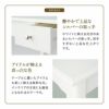 テーブル 猫足 ロココ調 引き出し付き 白家具 姫系家具 カフェテーブル ネストテーブル パソコンデスク 勉強机 学習机 書斎机 ドレッサー 鏡台 メイク Bianca ビアンカ