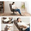 回転高座椅子 リクライニングチェア パーソナルチェア 疲れにくい 360度回転 可動式クッション付き リクライニング 高さ調節 角度調節 多機能 立ち上がりやすい 腰が楽 腰痛 長時間 akari premium あかり プレミアム TATSU-ISU