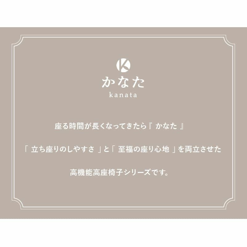 高座椅子 リクライニングチェア ポケットコイル座面タイプ 長さ調節できるオットマン付き クッション付き 組立不要 完成品 立ち座り サポート 長時間 疲れにくい 多機能 かなた