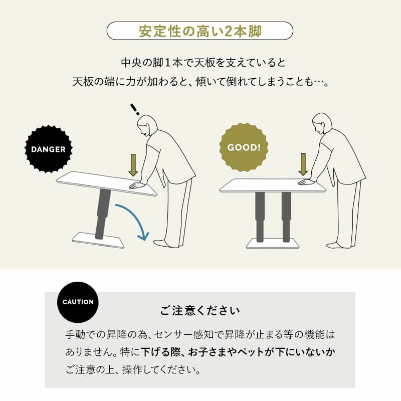 センターテーブル リフティングテーブル ガス圧昇降式テーブル 幅120 昇降式 高さ調節可能 デュアルレッグ 大理石調 木目調 食事 仕事 リビング ダイニング 北欧 ホワイト グレー ブラック LUMERIA ルメリア