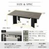 センターテーブル 収納付き 棚付き 幅120cm セラミック調 リビングテーブル ローテーブル ソファテーブル テーブル デスク 机 作業台 食事 仕事 リビング ダイニング 書斎 Invis インヴィス