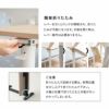 リフティングテーブル ベッドサイドテーブル 幅76cm キャスター付き 折りたたみ しまえる ガス圧昇降式 高さ調節可能 リフトテーブル 補助テーブル デスク 食事 仕事 ソファ ベッド 北欧 ホワイト グレー CIUDAD シウダ