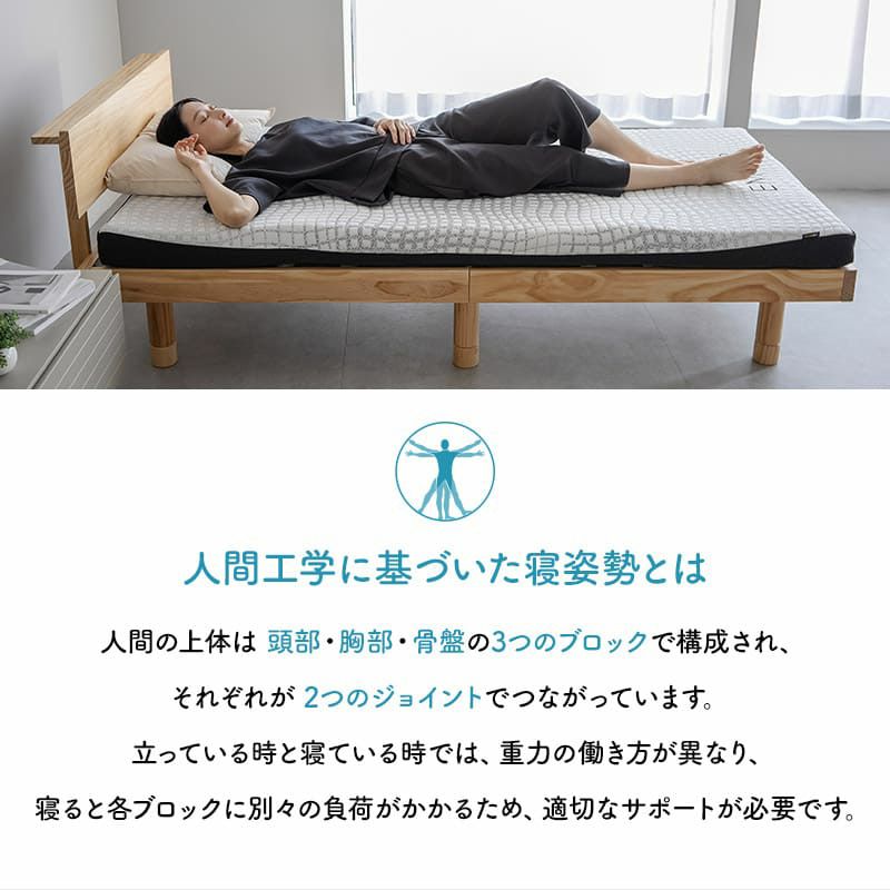 エルゴノマットレス シングル 固定バンド付き 丸巻き ロール式 一枚物 極厚 10cm やわらか 折りたたみ コンパクト 低反発 高弾性 ウレタン 洗える フィット性 体圧分散 人間工学 ERGONO MATTRESS エルゴノ