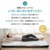 エルゴノマットレス シングル 固定バンド付き 丸巻き ロール式 一枚物 極厚 10cm やわらか 折りたたみ コンパクト 低反発 高弾性 ウレタン 洗える フィット性 体圧分散 人間工学 ERGONO MATTRESS エルゴノ