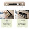 テレビボード テレビ台 ローボード 幅180cm 完成品 日本製 木目調 フラップ扉 収納扉 引き出し 大容量 魅せる収納 ディスプレイ ラック 耐荷重50kg RAMANET ラマネート