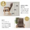 高座椅子 オットマンスツール 2点セット 可動式クッション付き ヘッドレスト付き リクライニングチェア パーソナルチェア 多機能 高さ調節 角度調節 立ち上がりやすい 疲れにくい 腰痛対策 むくみ防止 akari あかり TATSU-ISU