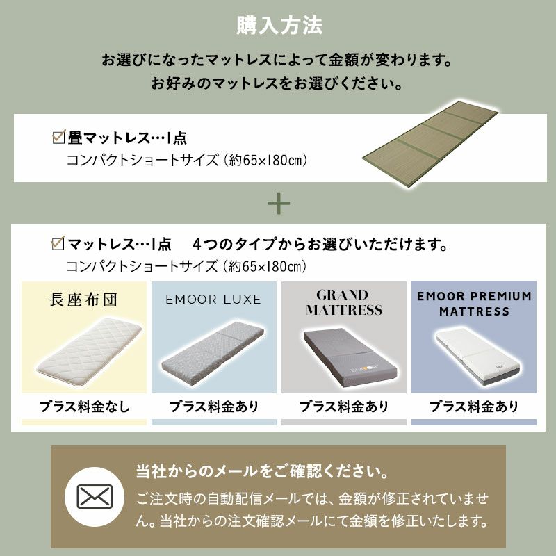畳マット＆敷き寝具 2点セット スリム コンパクト 長座布団 ごろ寝マットレス コンパクトマットレス 折りたたみ 高反発 ウレタン 賃貸 一人暮らし ワンルーム 1R 狭小住宅 子供部屋