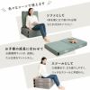 コンパクトマットレス ごろ寝マットレス 65×180cm コンパクトショート 分割 フロアクッション ジョイントマットレス プレイマット 極厚 12cm キャンプ 車中泊 車載 避難 子供 来客用