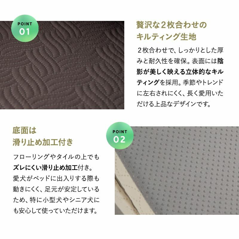 年代に合わせて選べる3Dベッド プレミアム ブランケット付き リバーシブル ペット用ベッド 犬用ベッド ペットベッド ドッグベッド パピー 成犬 シニア 老犬 小型犬 犬 猫 ペット