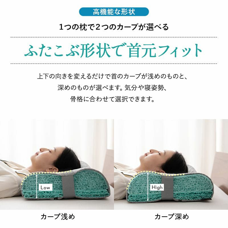 スカイブリージーピロー2 36×54cm 枕 ピロー 抗ウィルス 通気性抜群 高反発 3Dファイバー 丸洗い 高さ調節可能 スカイブリージー SKY BREEZY PILLOW