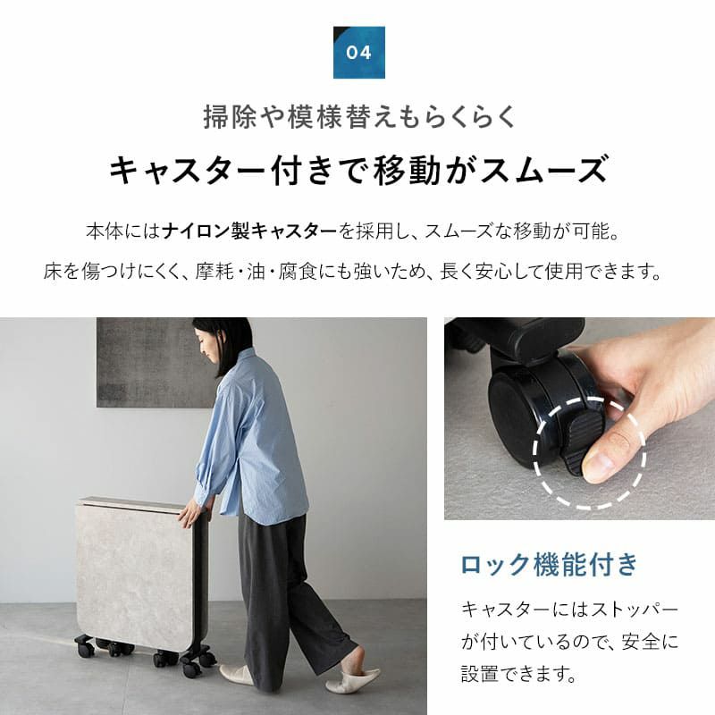 折りたたみテーブル 3点セット 幅130cm 2人掛け キャスター付き 長方形 角型 ダイニングセット 食卓 テーブル チェア 2脚 スチール脚 石目調 デスク 食事 仕事 Foldix フォルディックス